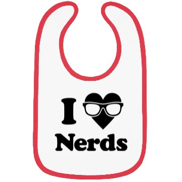 Discover I Love Nerds Bibs