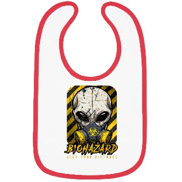 Discover ALIEN BIOHAZARD Keep Your DISTANCE Bibs