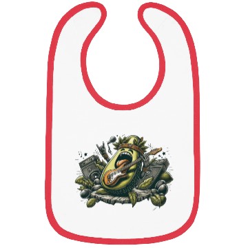 Discover Hard Avocado Rock Bibs