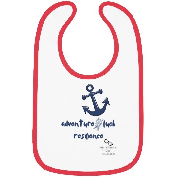 Discover Lucky Anchor Designed by Tavia Linen Bibs