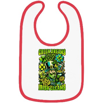 Discover green dreams irish gleams Bibs