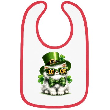 Discover Lucky Charm Cat Bibs