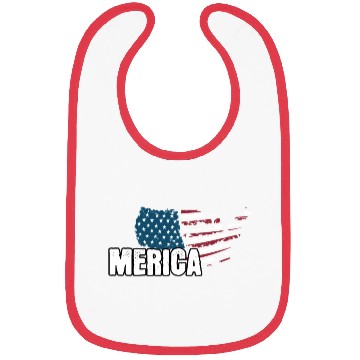 Discover MERICA 4th of July Relaxed Patriot Bibs