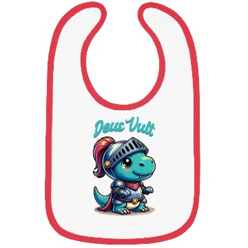 Discover Deus Vult Historical Knight Dragon Bibs