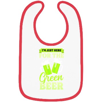 Discover Funny St Patricks Day Here For Green Beer Bibs
