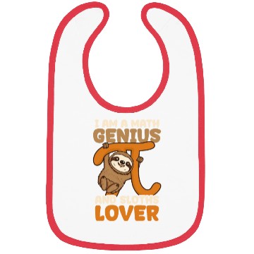 Discover Pi Day Math Genius And Maths Lover Sloth Bibs