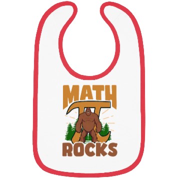 Discover Pi Day Math Rocks Sasquatch Bibs