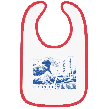 Discover the great wave off kanagawa japan Bibs