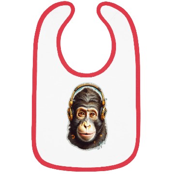 Discover Happy New Generation Monkey Bibs