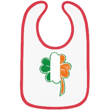 Discover Saint Patrick’s Day shamrock irish flag Bibs