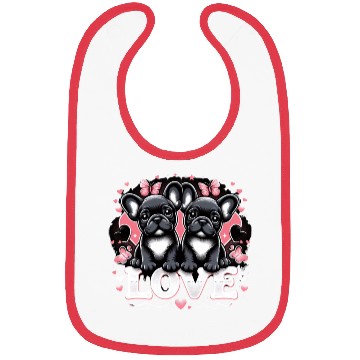 Discover French bulldogs Bibs