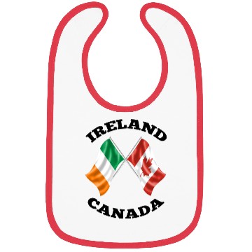 Discover Irish Canadian Ireland and Canada Flags Bibs