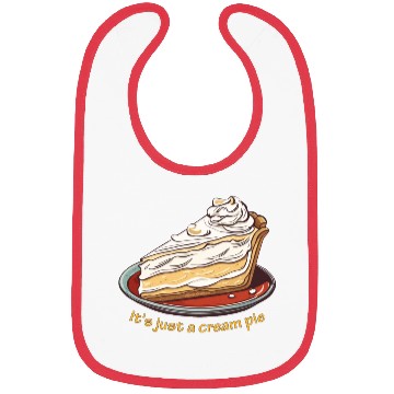 Discover It's just a cream pie Bibs