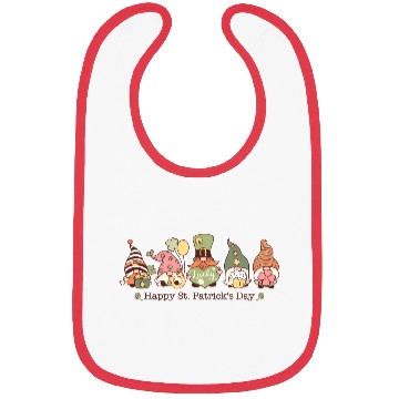 Discover Happy St. Patrick's Day Gnomes Bibs