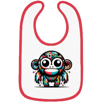 Discover Chromatic Chimp: A Spectrum of Wonder Bibs