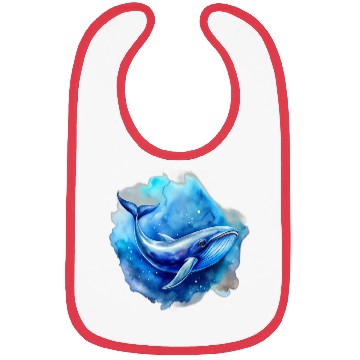 Discover blue whale Bibs