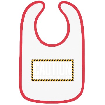 Discover Caution Does Not Play Well With Others Warning Bibs