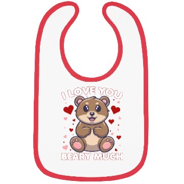 Discover I love you beary Much Bibs