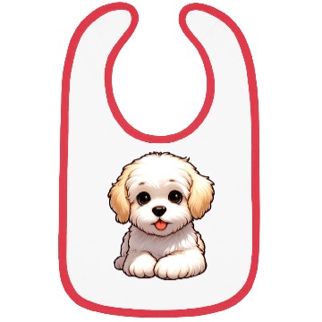 Discover Fluffy Puppy Bibs