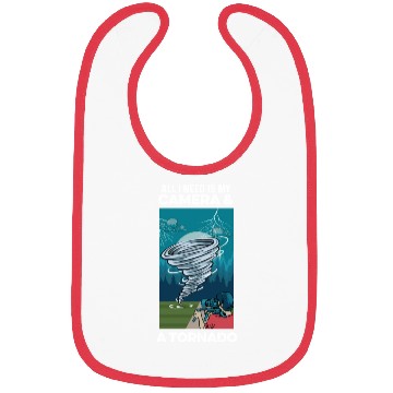 Discover Camera & Tornado Videographer Gift Bibs