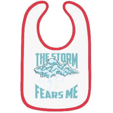 Discover Storm Fears Me Content Creator Gift Bibs