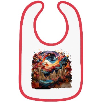 Discover Artstation, starry night colorful Bibs