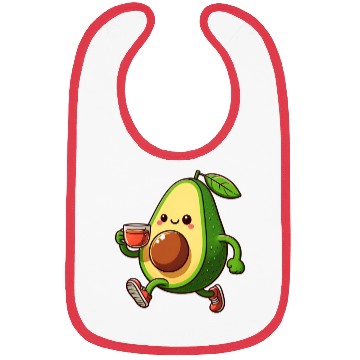 Discover Tea Time Avocado Bibs
