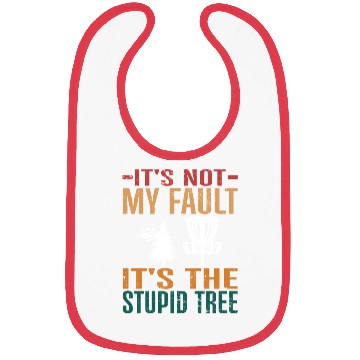 Discover Retro Disc Golf Stupid Tree Disc Golfer Bibs