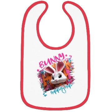 Discover Graffiti-inspired portraiture Bunny Bibs