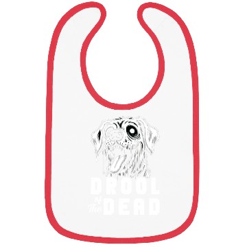 Discover Horror Dog Halloween Spooky Dog Lover Gothic Dog Bibs