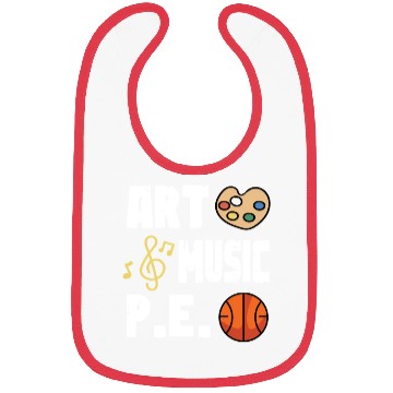 Discover Art Music P.E PE Teacher Gift Bibs