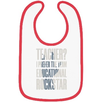 Discover Funny Music Teacher - Educational Rockstar Bibs