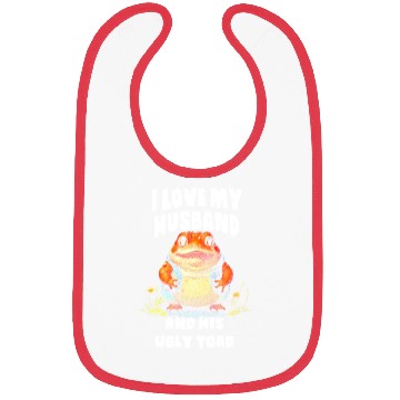 Discover I love my husband and her ugly toad Herpetologist Bibs