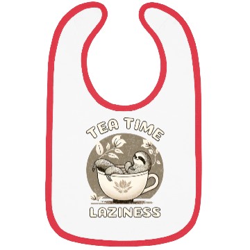 Discover Tea Time Laziness Bibs