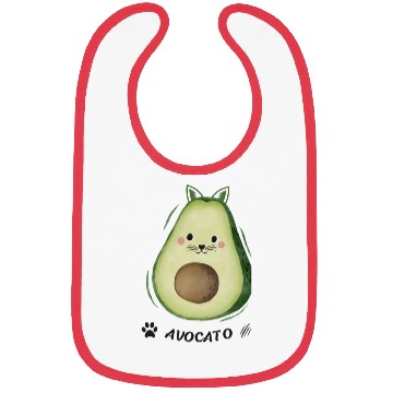 Discover Avocado Cat Bibs
