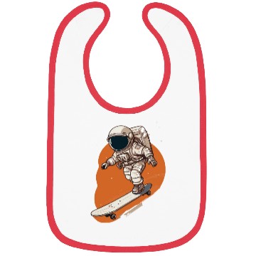 Discover skateboarding astronaut Bibs