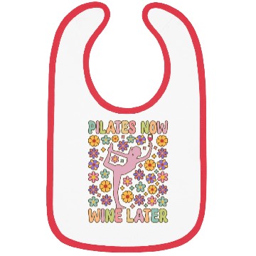 Discover Instructor Yoga Exercise Wine Lover Bibs