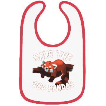 Discover Save The Red Pandas Bibs
