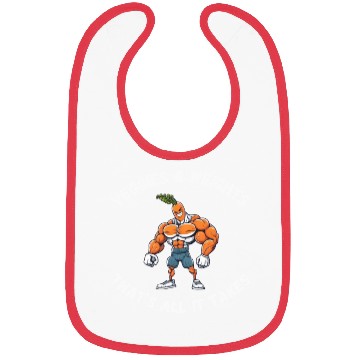 Discover Veggies & Weights Thats all it Takes Bibs