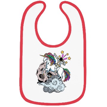 Discover Unicorn Astronaut – Fantastic Rainbow Design Bibs