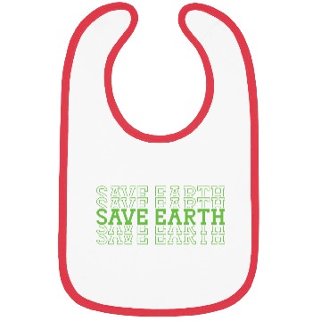 Discover save earth Bibs