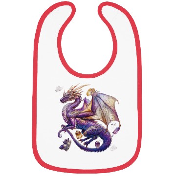 Discover The Jeweled Dragon Bibs