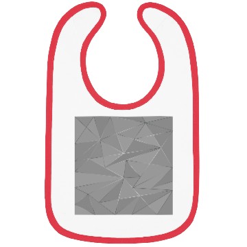 Discover Grey silver low poly abstract background Bibs