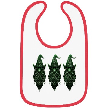 Discover Saint Patrick's Day Mystical Bearded Druid Graphic Bibs