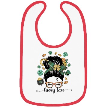 Discover Lucky Lass Pretty Girl Bibs