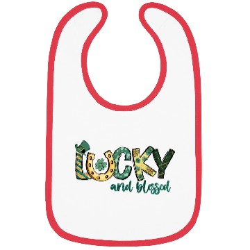 Discover Lucky And Blessed Bibs