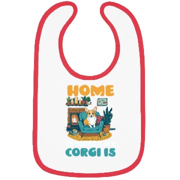Discover Corgi Mom Dad Home Where Corgi Is Bibs