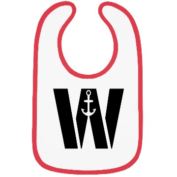 Discover Wanchor W Anchor Essential,Hunter, pirate, ship Bibs