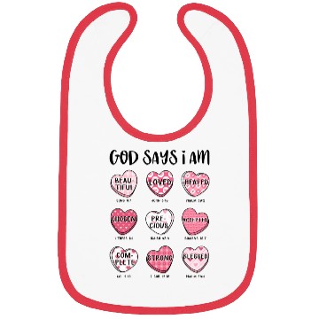 Discover God says I am Precious Bibs