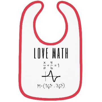 Discover Love Math: Midpoint Equation Bibs